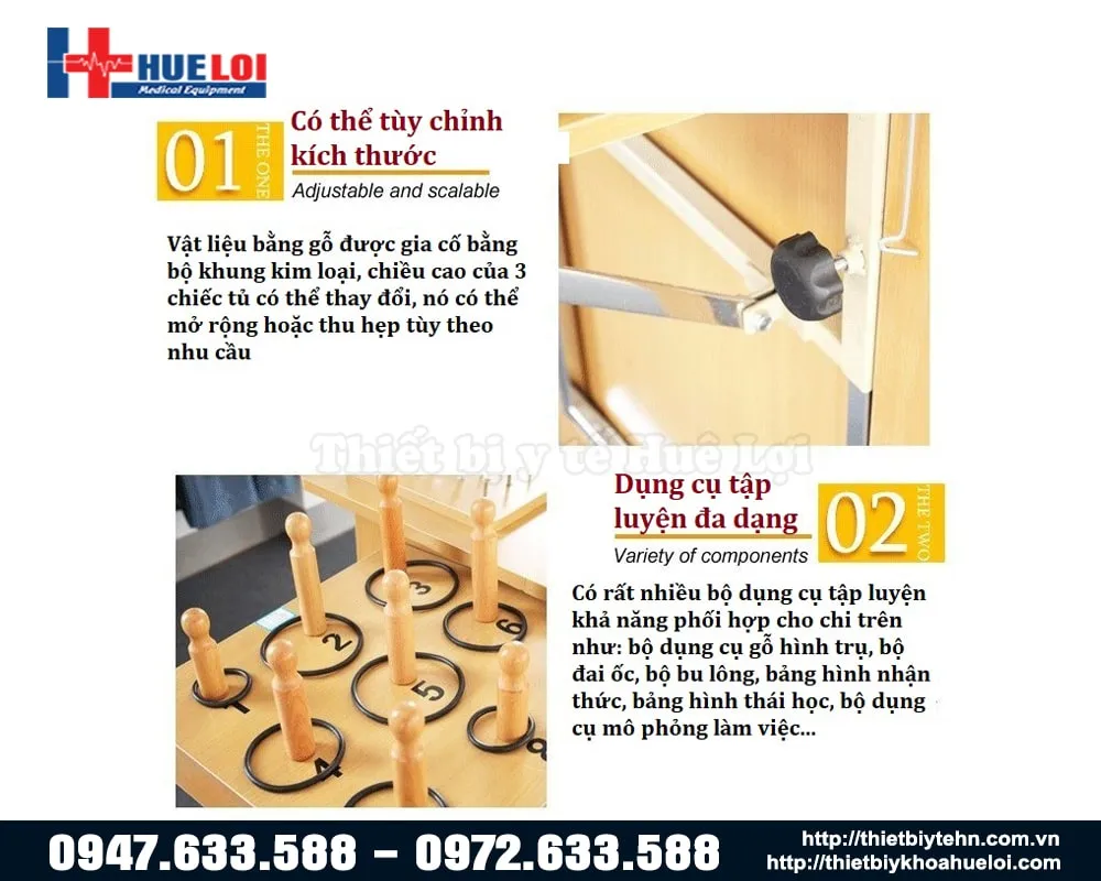 ưu điểm bộ bàn tập phục hồi chức năng bàn tay