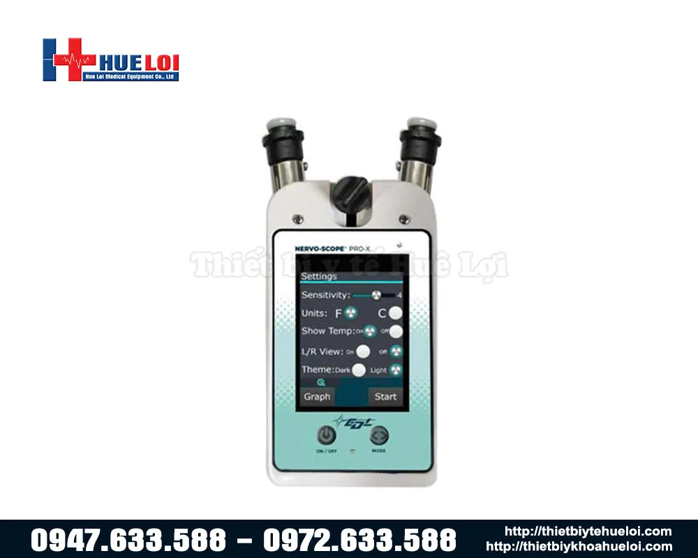 Thiết bị hỗ trợ chẩn đoán bệnh lý cột sống Nervo-Scope® Pro-X Thiết bị hỗ trợ chẩn đoán bệnh lý cột sống Nervo-Scope® Pro-X