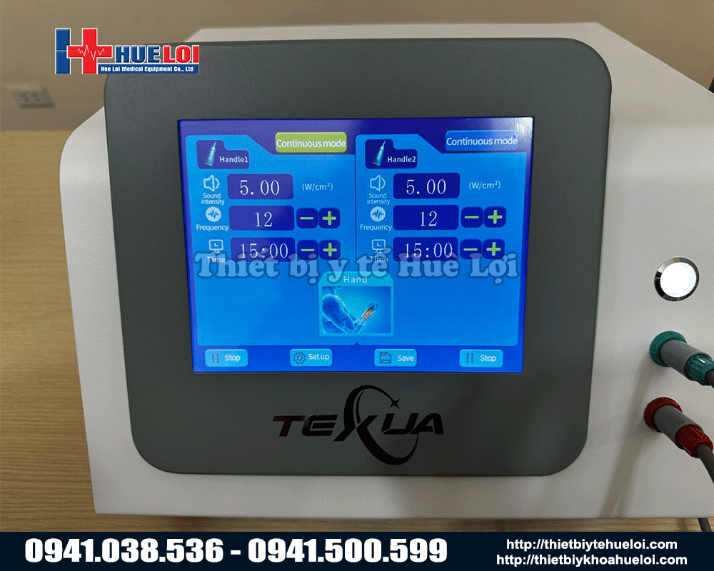 Màn hình của máy siêu âm texua