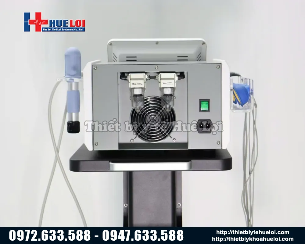 Máy xung kích trị liệu kết hợp điện xung texua