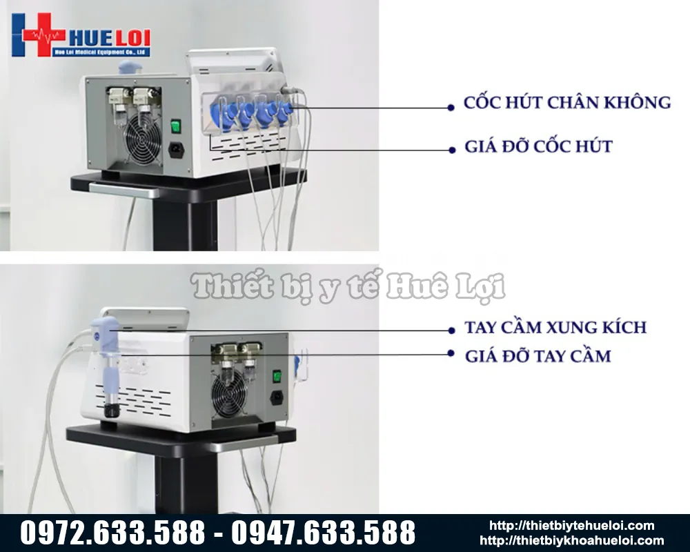 Máy xung kích kèm kích thích cơ điện texua