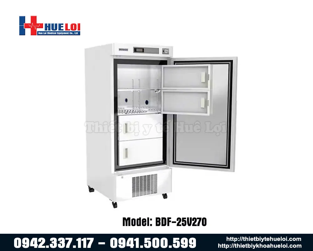 Tủ đông âm sâu một cửa bảo quản mẫu