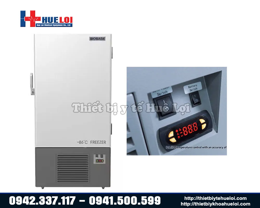Tủ đông sâu dạng đứng âm 86 độ c