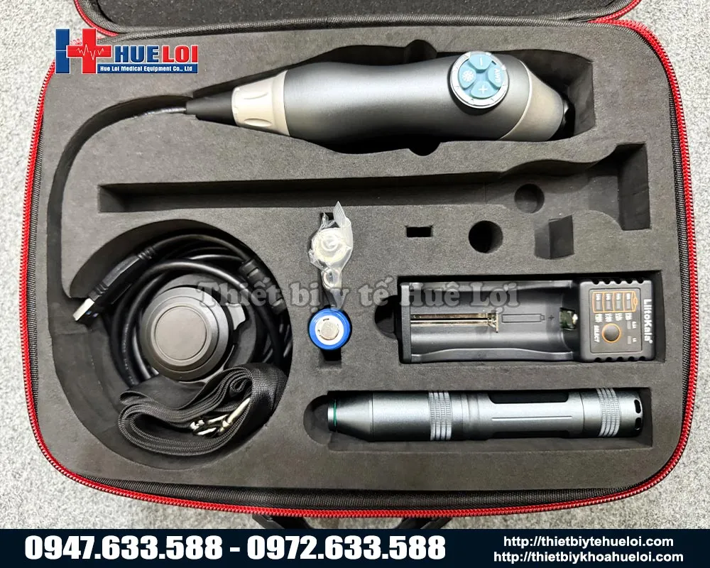 Các bộ phận của máy nội soi tai mũi họng mini