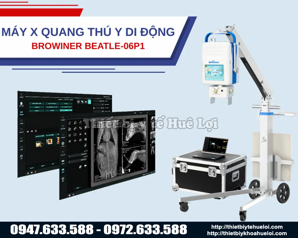 Máy X quang thú y kĩ thuật số di động cao cấp
