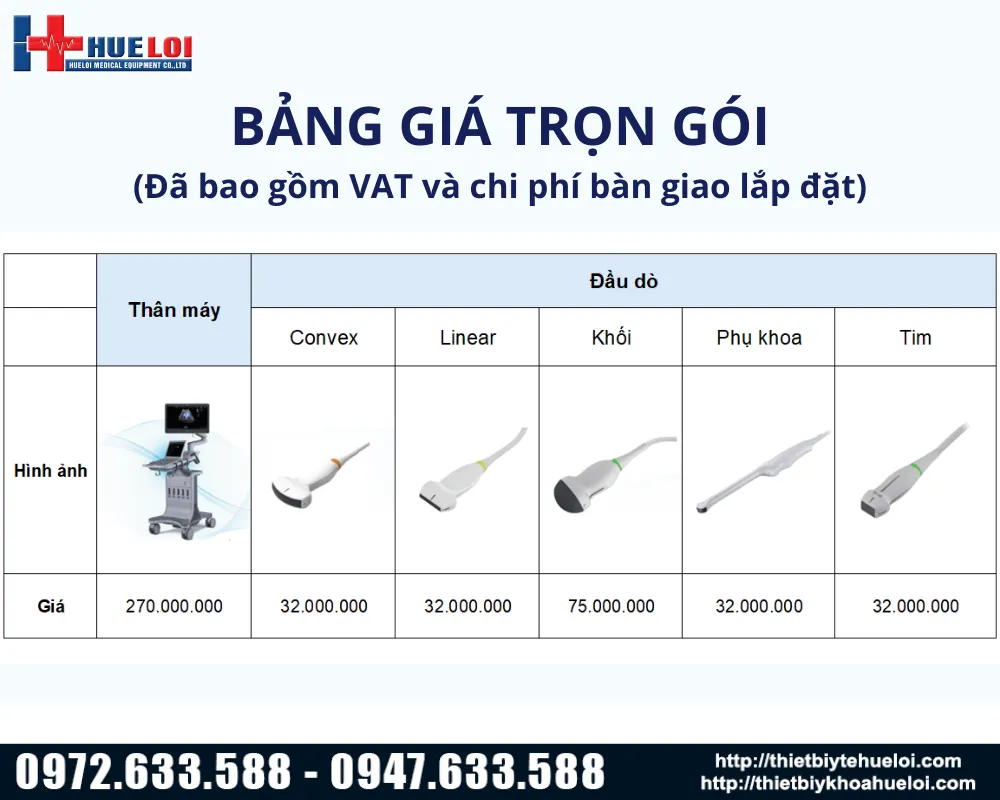 Bảng giá máy siêu âm EDAN LX85