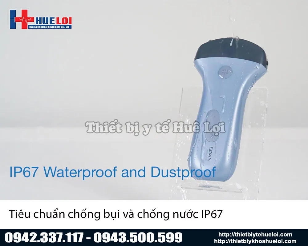 Công nghệ chống bụi, chống nước đầu dò máy siêu âm cầm tay
