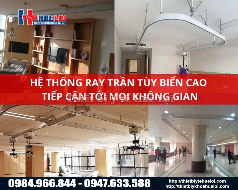 Đường ray treo trần của máy tập đi