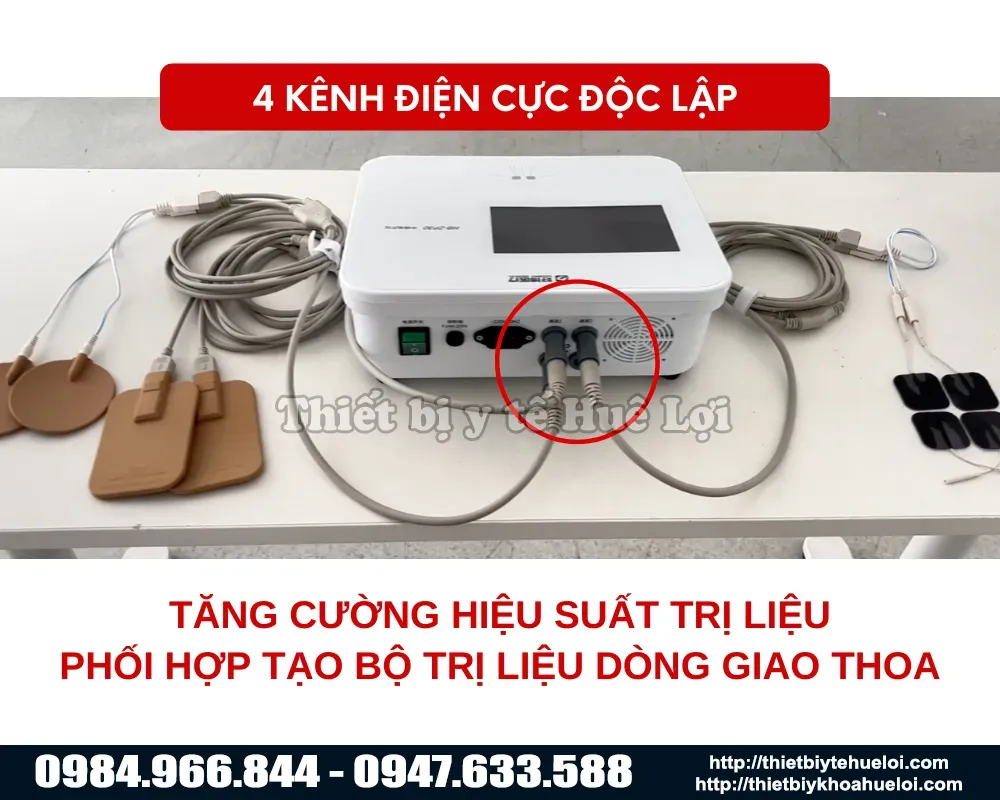 Máy điện xung 4 kênh giá rẻ