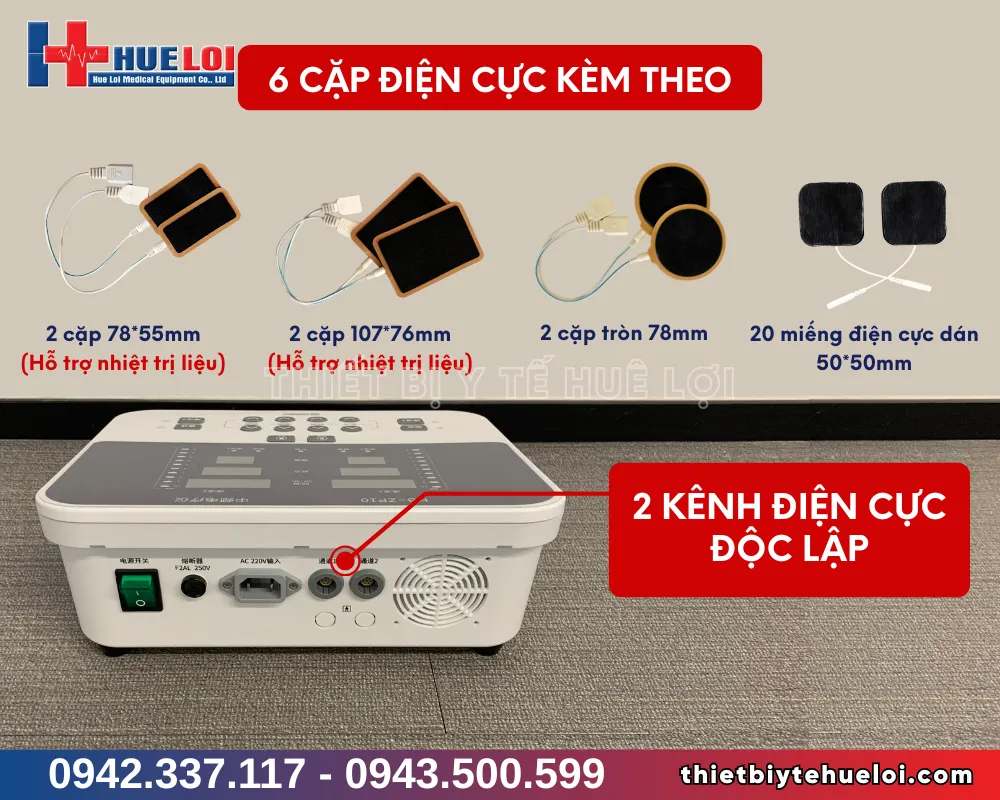 Tổng quan máy điện xung trung tần 2 kênh