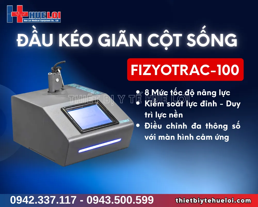 Đầu máy kéo giãn cột sống Fizyotrac 100