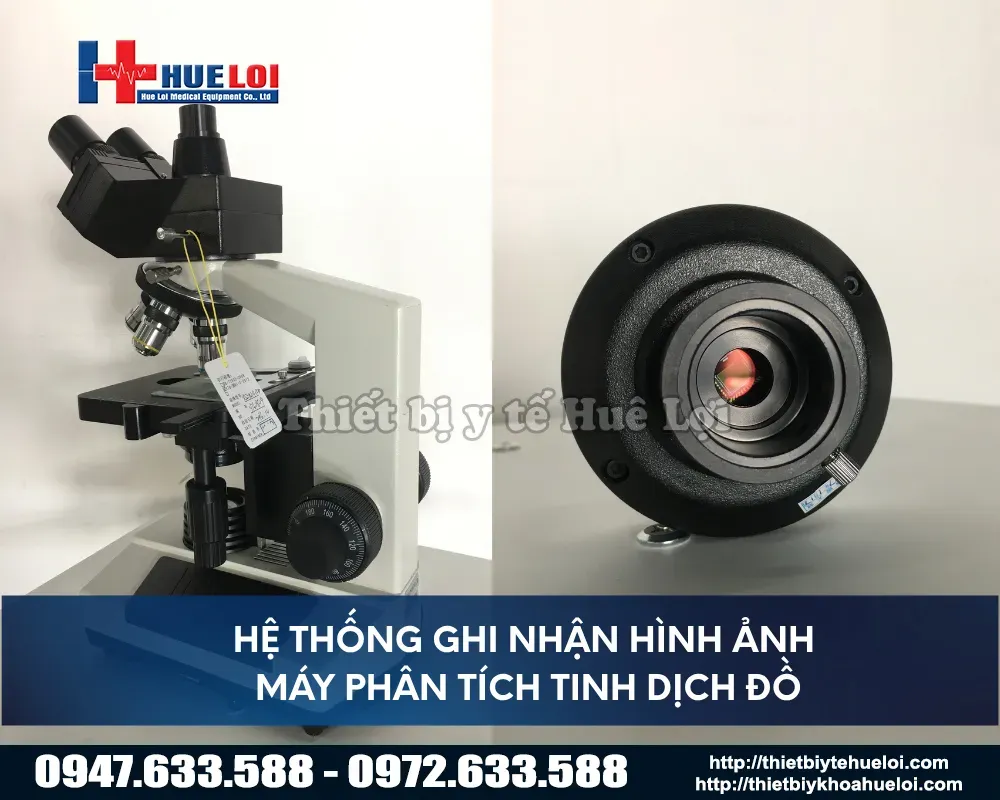 Hệ thống phân tích hình ảnh của máy phân tích tinh dịch đồ
