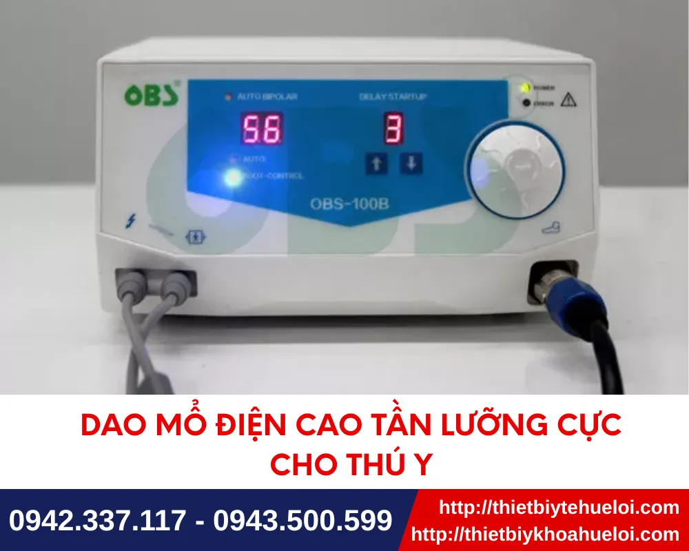 Dao mổ điện lưỡng cực cho thú y
