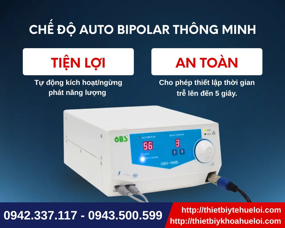 Dao mổ điện cao tần lưỡng cực thú y