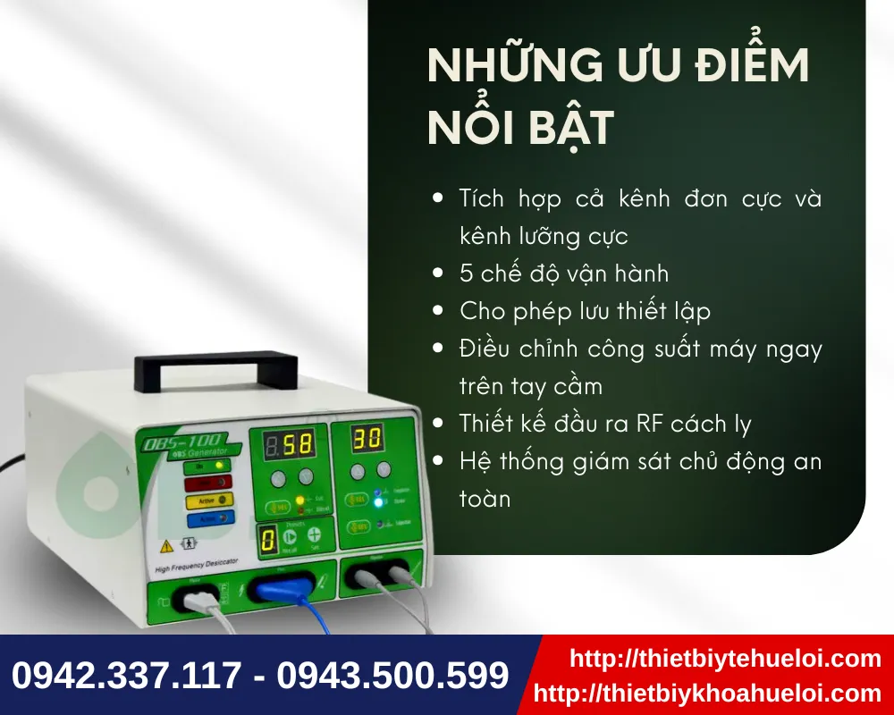 Những ưu điểm của dao mổ điện 2 kênh thú y