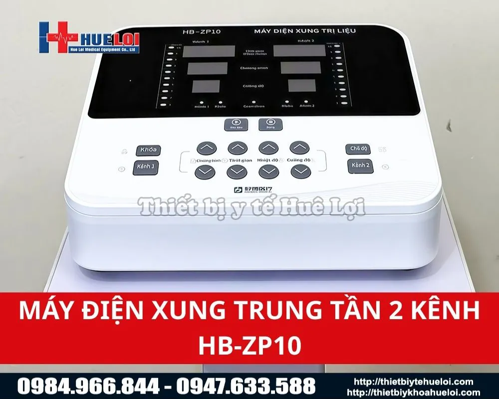 Máy điện xung trung tần 2 kênh