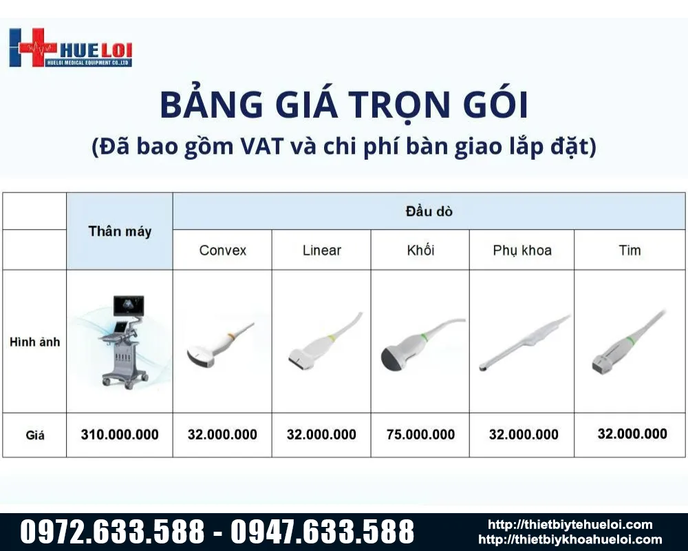 Bảng giá máy siêu âm EDAN LX85