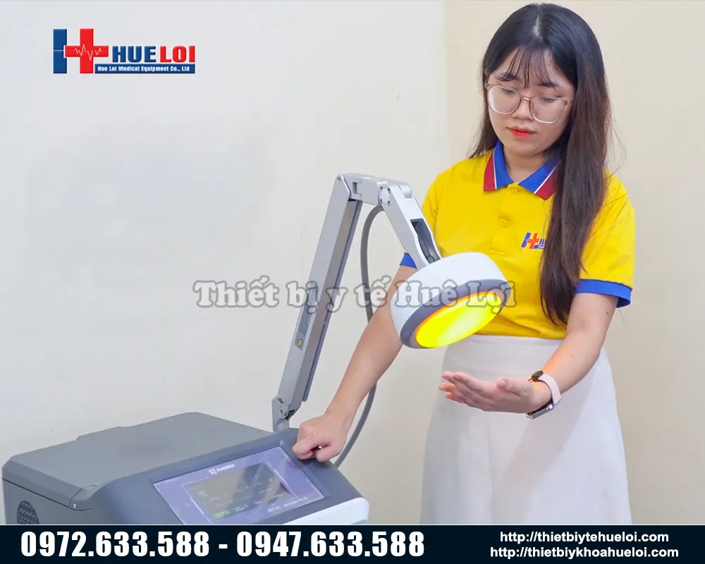 máy vi sóng trị liệu giá rẻ