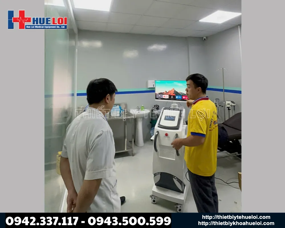 huê lợi bàn giao máy điều trị bệnh tuyến tiền liệt