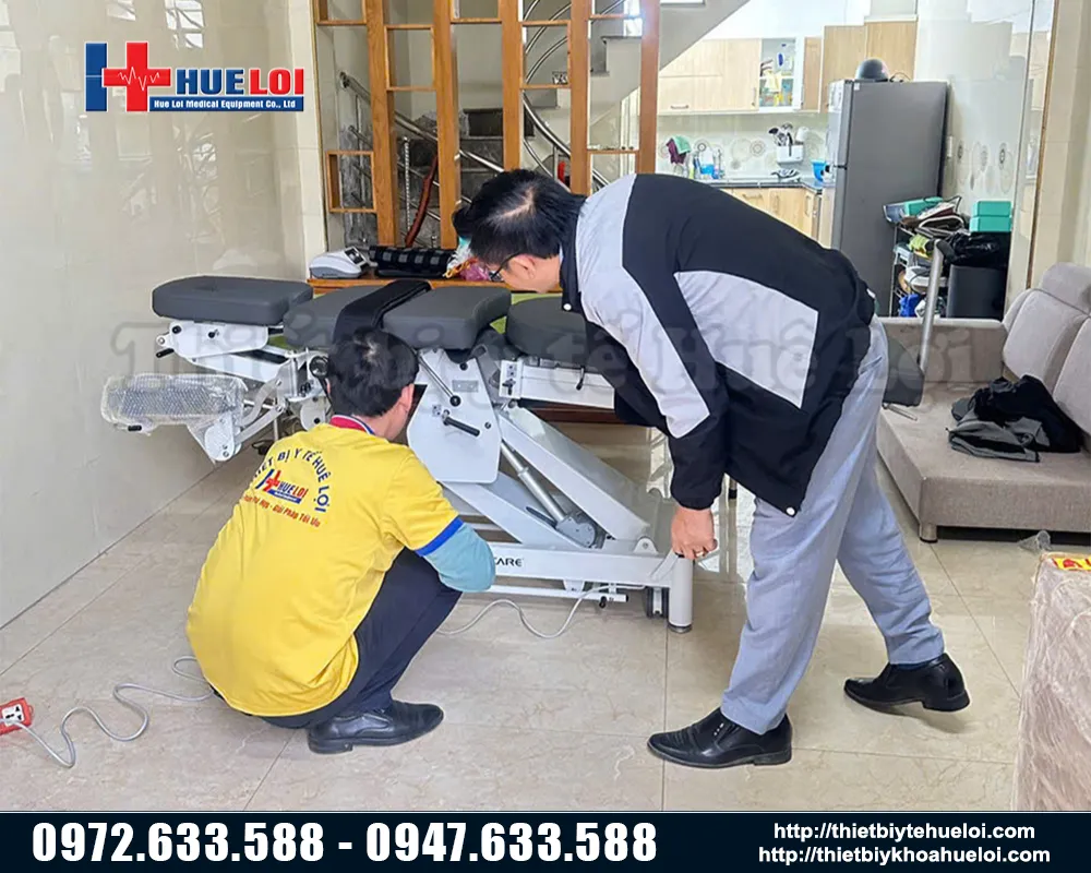 Bàn giao giường tác động cột sống cao cấp