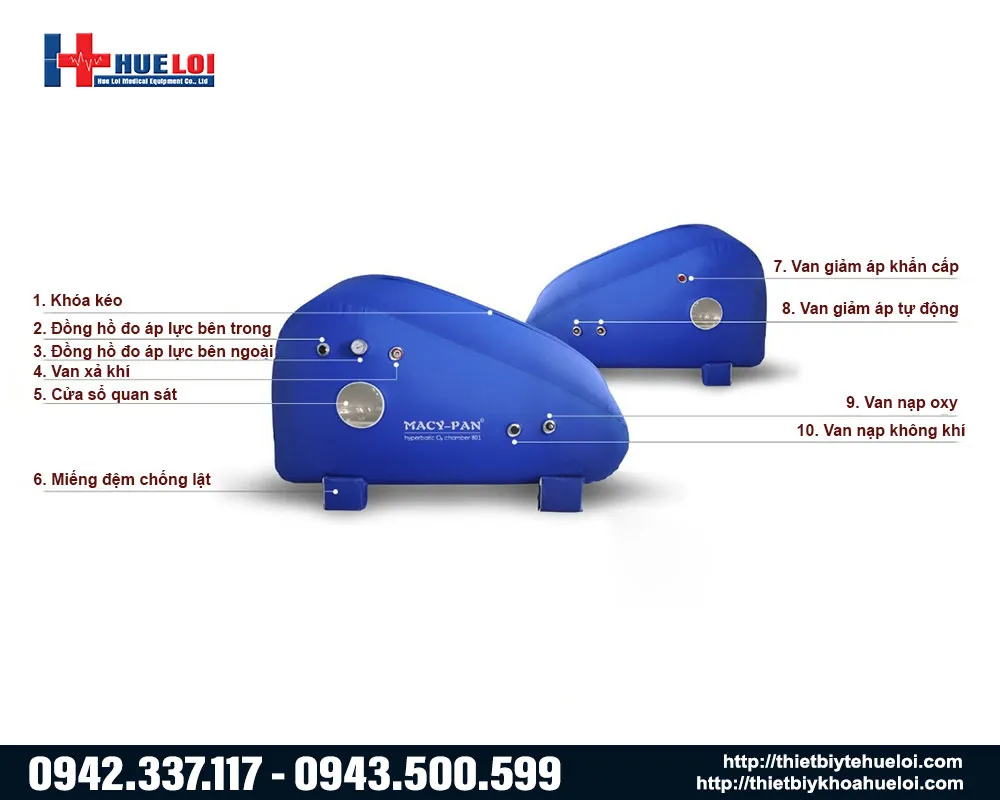 tổng quan về buồng oxy cao áp st-1700