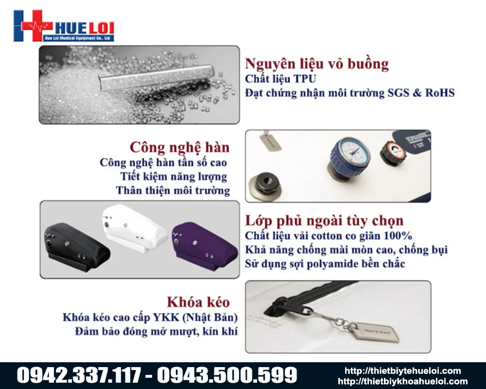 Buồng oxy cao áp sử dụng nguyên liệu tốt và công nghệ hiện đại