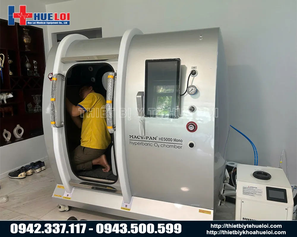 buồng oxy cao áp hỗ trợ phục hồi sức khỏe
