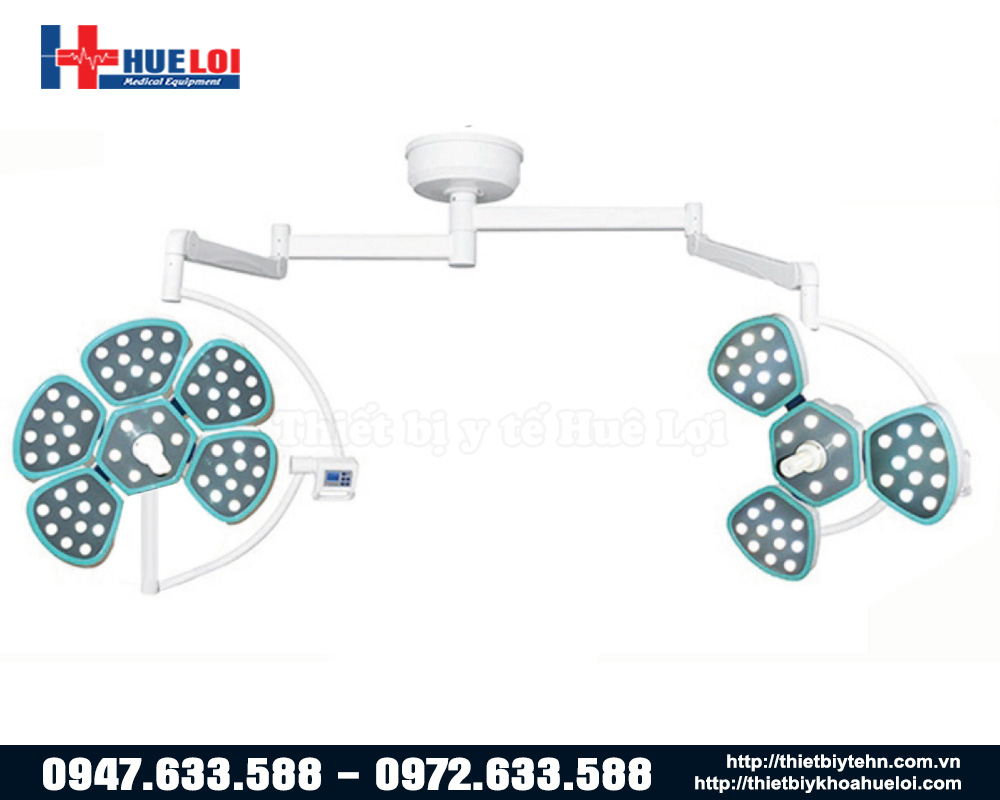 đèn treo trần 2 nhánh hoa