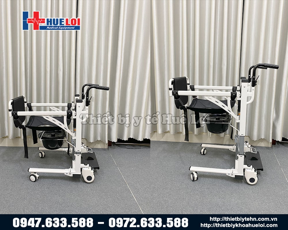 xe nâng hạ bệnh nhân bằng địu