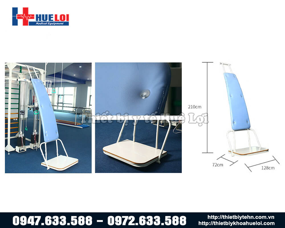 giường tập đứng nghiêng
