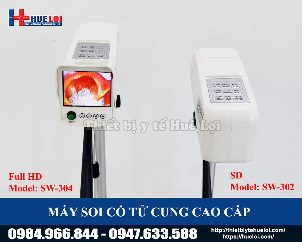 Hình ảnh của máy soi cổ tử cung có màn hình sau sw304