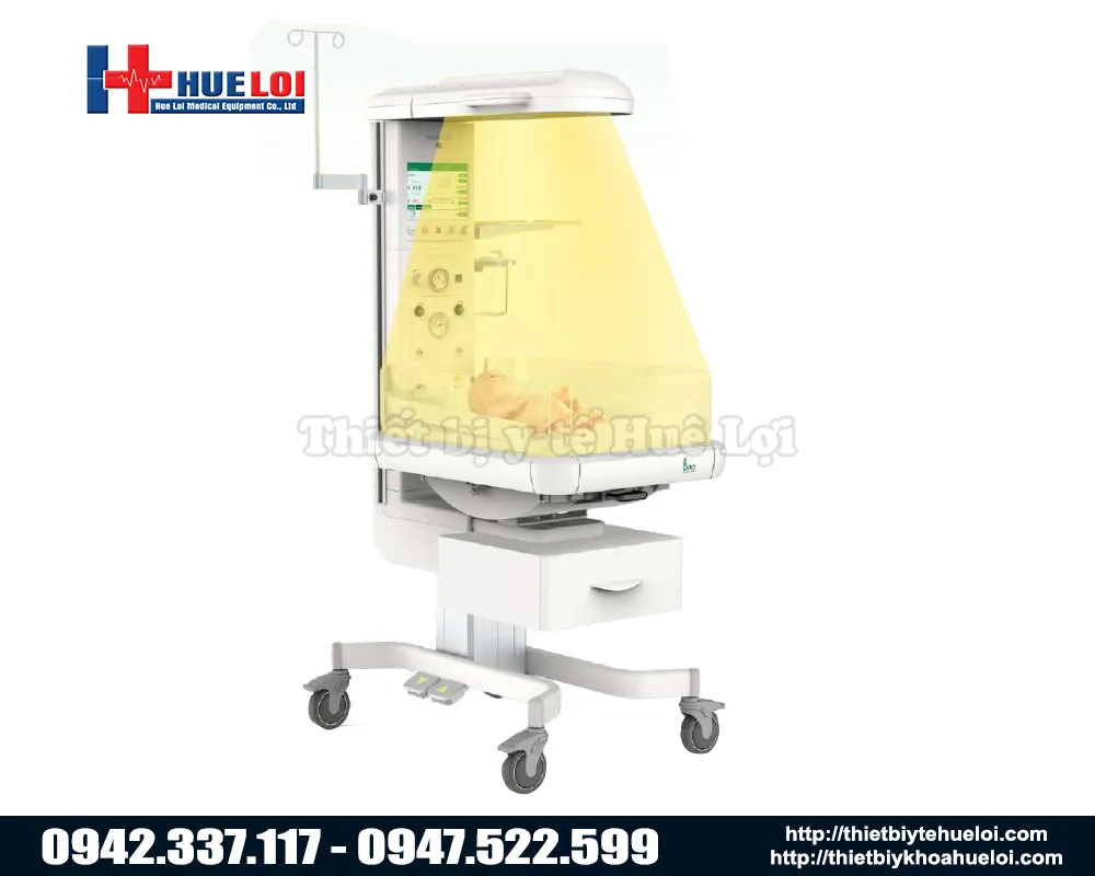 Giường sưởi ấm trẻ sơ sinh cao cấp