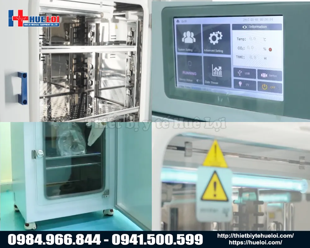Tủ Ấm CO2 Áo Khí Biobase Khử Khuẩn UV