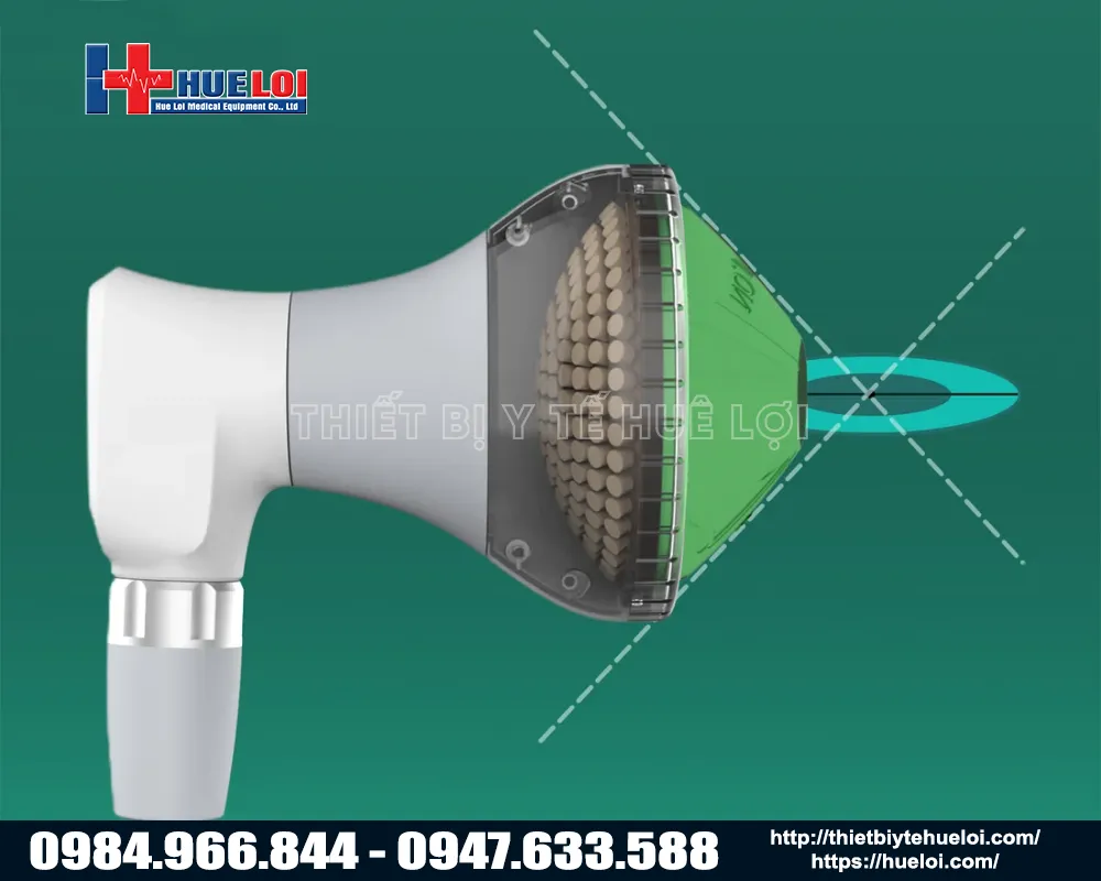 Nguyên lý hoạt động của máy sóng xung kích hội tụ áp điện
