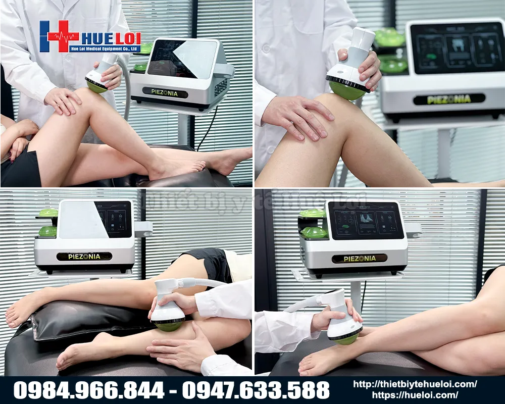Máy xung kích trị liệu hội tụ piezonia pzo-g1 chuẩn y khoa